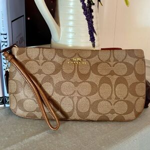 Coach Signature Long Wristlet